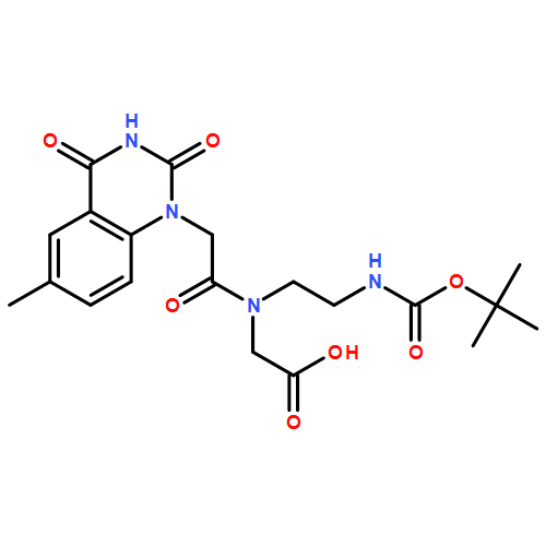 Glycine, N-[2-(3,4-dihydro-6-methyl-2,4-dioxo-1(2H)-quinazolinyl)acetyl]-N-[2-[[(1,1-dimethylethoxy)carbonyl]amino]ethyl]-