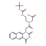 Glycine, N-[2-(3,4-dihydro-2,4-dioxobenzo[g]quinazolin-1(2H)-yl)acetyl]-N-[2-[[(1,1-dimethylethoxy)carbonyl]amino]ethyl]-