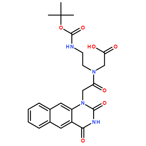 Glycine, N-[2-(3,4-dihydro-2,4-dioxobenzo[g]quinazolin-1(2H)-yl)acetyl]-N-[2-[[(1,1-dimethylethoxy)carbonyl]amino]ethyl]-