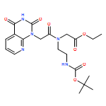 Glycine, N-[2-(3,4-dihydro-2,4-dioxopyrido[2,3-d]pyrimidin-1(2H)-yl)acetyl]-N-[2-[[(1,1-dimethylethoxy)carbonyl]amino]ethyl]-, ethyl ester