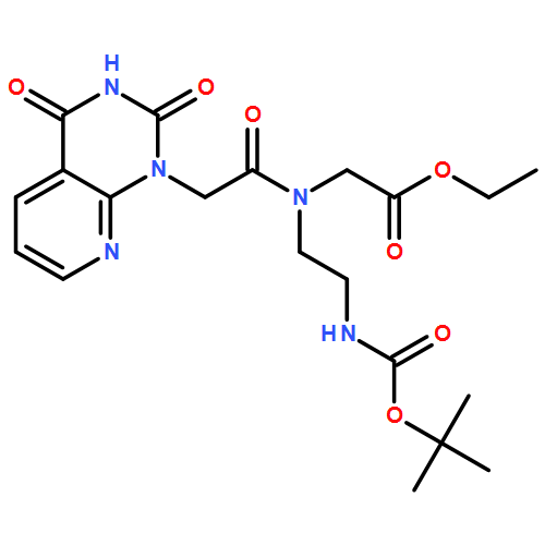 Glycine, N-[2-(3,4-dihydro-2,4-dioxopyrido[2,3-d]pyrimidin-1(2H)-yl)acetyl]-N-[2-[[(1,1-dimethylethoxy)carbonyl]amino]ethyl]-, ethyl ester