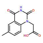 1(2H)-Quinazolineacetic acid, 3,4-dihydro-6-methyl-2,4-dioxo-