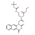 Glycine, N-[2-(3,4-dihydro-2,4-dioxobenzo[g]quinazolin-1(2H)-yl)acetyl]-N-[2-[[(1,1-dimethylethoxy)carbonyl]amino]ethyl]-, ethyl ester