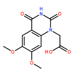 1(2H)-Quinazolineacetic acid, 3,4-dihydro-6,7-dimethoxy-2,4-dioxo-