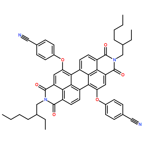 Benzonitrile, 4,4'-[[2,9-bis(2-ethylhexyl)-1,2,3,8,9,10-hexahydro-1,3,8,10-tetraoxoanthra[2,1,9-def:6,5,10-d'e'f']diisoquinoline-5,12-diyl]bis(oxy)]bis-