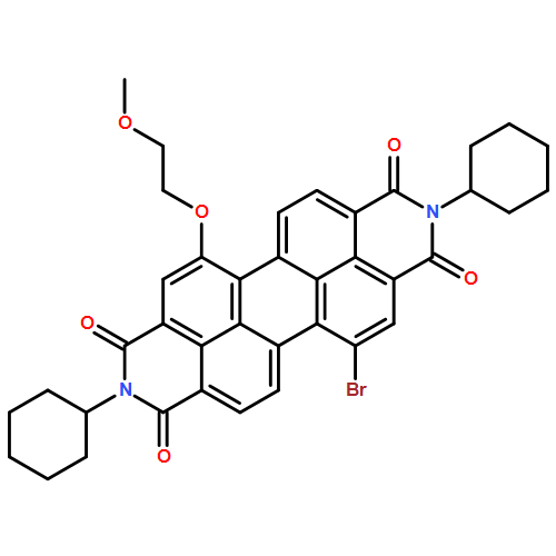 Anthra[2,1,9-def:6,5,10-d'e'f']diisoquinoline-1,3,8,10(2H,9H)-tetrone, 5-bromo-2,9-dicyclohexyl-12-(2-methoxyethoxy)-