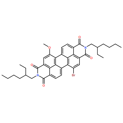 Anthra[2,1,9-def:6,5,10-d'e'f']diisoquinoline-1,3,8,10(2H,9H)-tetrone, 5-bromo-2,9-bis(2-ethylhexyl)-12-methoxy-