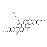 Anthra[2,1,9-def:6,5,10-d'e'f']diisoquinoline-1,3,8,10(2H,9H)-tetrone, 5-bromo-2,9-bis(2-ethylhexyl)-12-(pentyloxy)-