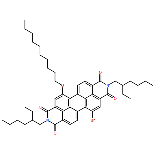 Anthra[2,1,9-def:6,5,10-d'e'f']diisoquinoline-1,3,8,10(2H,9H)-tetrone, 5-bromo-12-(decyloxy)-2,9-bis(2-ethylhexyl)-