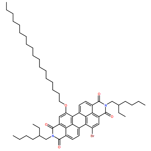 Anthra[2,1,9-def:6,5,10-d'e'f']diisoquinoline-1,3,8,10(2H,9H)-tetrone, 5-bromo-2,9-bis(2-ethylhexyl)-12-(octadecyloxy)-