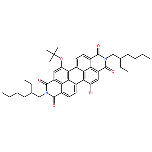 Anthra[2,1,9-def:6,5,10-d'e'f']diisoquinoline-1,3,8,10(2H,9H)-tetrone, 5-bromo-12-(1,1-dimethylethoxy)-2,9-bis(2-ethylhexyl)-