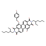 Anthra[2,1,9-def:6,5,10-d'e'f']diisoquinoline-1,3,8,10(2H,9H)-tetrone, 5-bromo-12-[(4-bromophenyl)methoxy]-2,9-bis(2-ethylhexyl)-