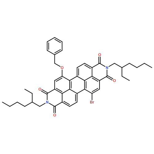 Anthra[2,1,9-def:6,5,10-d'e'f']diisoquinoline-1,3,8,10(2H,9H)-tetrone, 5-bromo-2,9-bis(2-ethylhexyl)-12-(phenylmethoxy)-