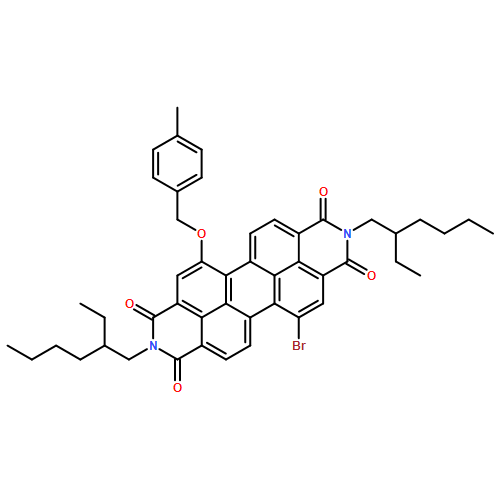 Anthra[2,1,9-def:6,5,10-d'e'f']diisoquinoline-1,3,8,10(2H,9H)-tetrone, 5-bromo-2,9-bis(2-ethylhexyl)-12-[(4-methylphenyl)methoxy]-