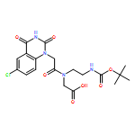 Glycine, N-[2-(6-chloro-3,4-dihydro-2,4-dioxo-1(2H)-quinazolinyl)acetyl]-N-[2-[[(1,1-dimethylethoxy)carbonyl]amino]ethyl]-