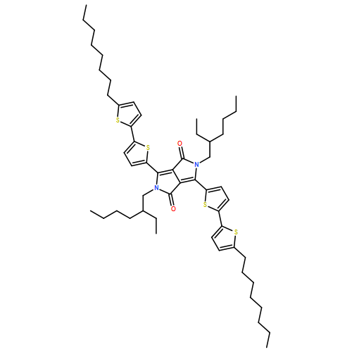 Pyrrolo[3,4-c]pyrrole-1,4-dione, 2,5-bis(2-ethylhexyl)-2,5-dihydro-3,6-bis(5'-octyl[2,2'-bithiophen]-5-yl)-