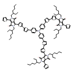 Pyrrolo[3,4-c]pyrrole-1,4-dione, 3,3',3''-[nitrilotris(4,1-phenylene[2,2'-bithiophene]-5',5-diyl)]tris[2,5-bis(2-ethylhexyl)-2,5-dihydro-6-(2-thienyl)-