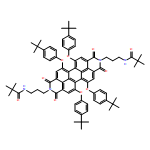 Propanamide, N,N'-[[5,6,12,13-tetrakis[4-(1,1-dimethylethyl)phenoxy]-1,3,8,10-tetrahydro-1,3,8,10-tetraoxoanthra[2,1,9-def:6,5,10-d'e'f']diisoquinoline-2,9-diyl]di-3,1-propanediyl]bis[2,2-dimethyl-