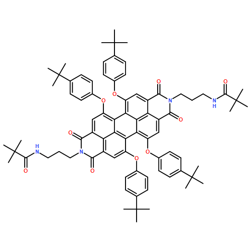 Propanamide, N,N'-[[5,6,12,13-tetrakis[4-(1,1-dimethylethyl)phenoxy]-1,3,8,10-tetrahydro-1,3,8,10-tetraoxoanthra[2,1,9-def:6,5,10-d'e'f']diisoquinoline-2,9-diyl]di-3,1-propanediyl]bis[2,2-dimethyl-