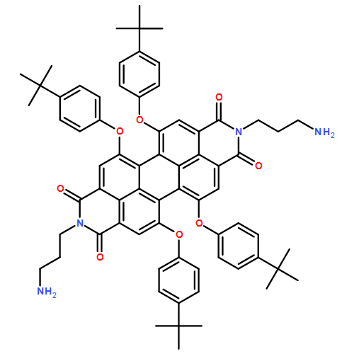 Anthra[2,1,9-def:6,5,10-d'e'f']diisoquinoline-1,3,8,10(2H,9H)-tetrone, 2,9-bis(3-aminopropyl)-5,6,12,13-tetrakis[4-(1,1-dimethylethyl)phenoxy]-