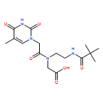 Glycine, N-[2-(3,4-dihydro-5-methyl-2,4-dioxo-1(2H)-pyrimidinyl)acetyl]-N-[2-[(2,2-dimethyl-1-oxopropyl)amino]ethyl]-