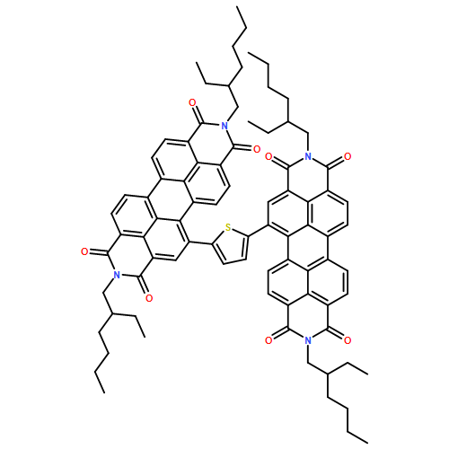 Anthra[2,1,9-def:6,5,10-d'e'f']diisoquinoline-1,3,8,10(2H,9H)-tetrone, 5,5'-(2,5-thiophenediyl)bis[2,9-bis(2-ethylhexyl)-