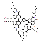 Anthra[2,1,9-def:6,5,10-d'e'f']diisoquinoline-1,3,8,10(2H,9H)-tetrone, 5,5'-(2,5-thiophenediyl)bis[2,9-bis(2-ethylhexyl)-12,13-bis(2-methoxyethoxy)-