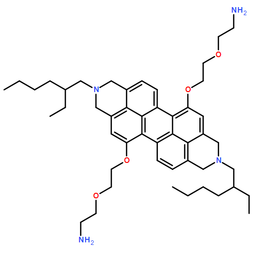 Ethanamine, 2,2'-[[2,9-bis(2-ethylhexyl)-1,2,3,8,9,10-hexahydroanthra[2,1,9-def:6,5,10-d'e'f']diisoquinoline-5,12-diyl]bis(oxy-2,1-ethanediyloxy)]bis-