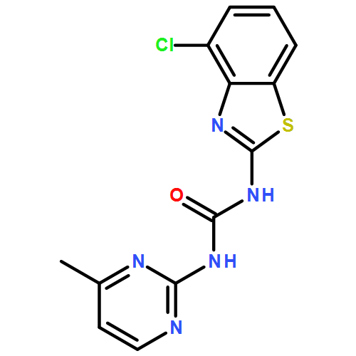 Urea, N-(4-chloro-2-benzothiazolyl)-N'-(4-methyl-2-pyrimidinyl)-