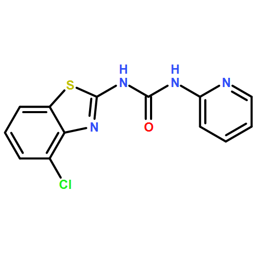 Urea, N-(4-chloro-2-benzothiazolyl)-N'-2-pyridinyl-