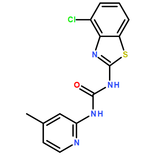 Urea, N-(4-chloro-2-benzothiazolyl)-N'-(4-methyl-2-pyridinyl)-