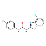 Urea, N-(4-chloro-2-benzothiazolyl)-N'-(5-chloro-2-pyridinyl)-