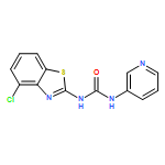 Urea, N-(4-chloro-2-benzothiazolyl)-N'-3-pyridinyl-