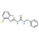 Urea, N-(4-chloro-2-benzothiazolyl)-N'-(phenylmethyl)-