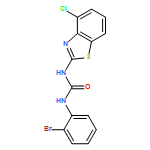 Urea, N-(2-bromophenyl)-N'-(4-chloro-2-benzothiazolyl)-