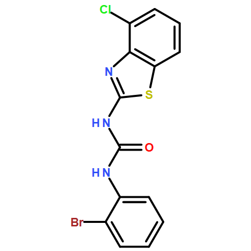 Urea, N-(2-bromophenyl)-N'-(4-chloro-2-benzothiazolyl)-