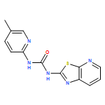 Urea, N-(5-methyl-2-pyridinyl)-N'-thiazolo[5,4-b]pyridin-2-yl-