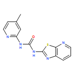 Urea, N-(4-methyl-2-pyridinyl)-N'-thiazolo[5,4-b]pyridin-2-yl-