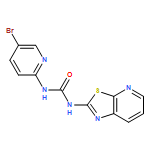 Urea, N-(5-bromo-2-pyridinyl)-N'-thiazolo[5,4-b]pyridin-2-yl-