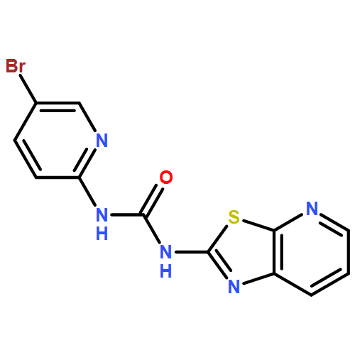 Urea, N-(5-bromo-2-pyridinyl)-N'-thiazolo[5,4-b]pyridin-2-yl-