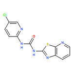 Urea, N-(5-chloro-2-pyridinyl)-N'-thiazolo[5,4-b]pyridin-2-yl-