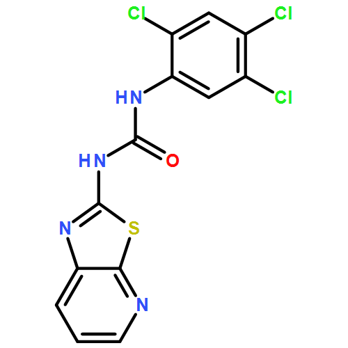 Urea, N-thiazolo[5,4-b]pyridin-2-yl-N'-(2,4,5-trichlorophenyl)-