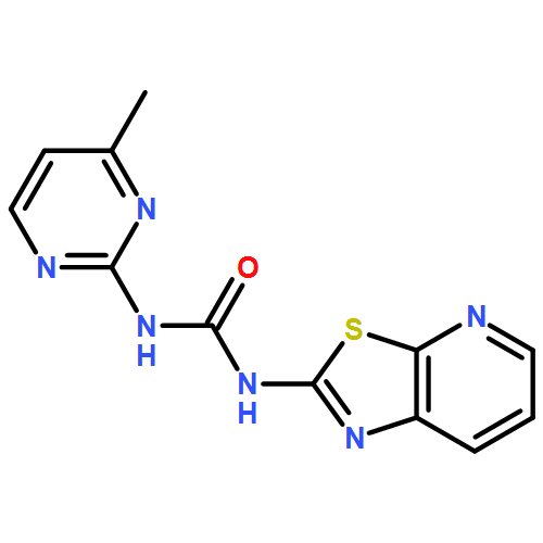 Urea, N-(4-methyl-2-pyrimidinyl)-N'-thiazolo[5,4-b]pyridin-2-yl-