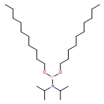 Phosphoramidous acid, N,N-bis(1-methylethyl)-, didecyl ester