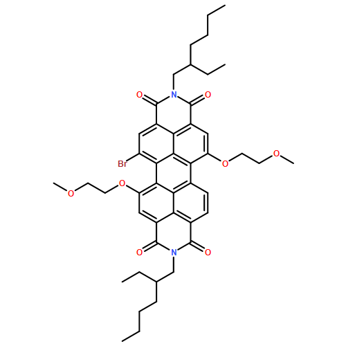 Anthra[2,1,9-def:6,5,10-d'e'f']diisoquinoline-1,3,8,10(2H,9H)-tetrone, 6-bromo-2,9-bis(2-ethylhexyl)-5,12-bis(2-methoxyethoxy)-