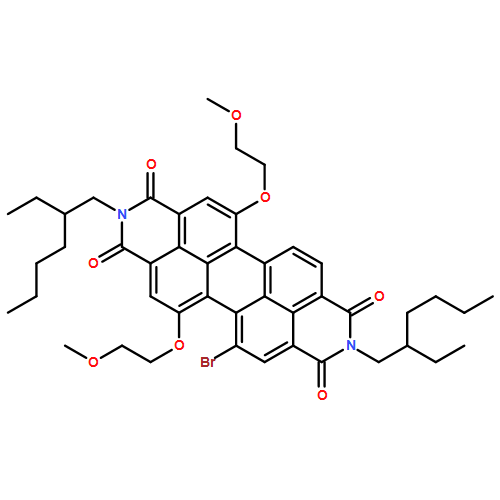 Anthra[2,1,9-def:6,5,10-d'e'f']diisoquinoline-1,3,8,10(2H,9H)-tetrone, 5-bromo-2,9-bis(2-ethylhexyl)-6,12-bis(2-methoxyethoxy)-