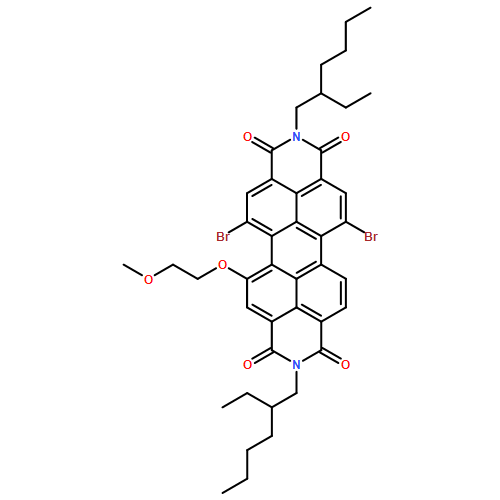 Anthra[2,1,9-def:6,5,10-d'e'f']diisoquinoline-1,3,8,10(2H,9H)-tetrone, 6,12-dibromo-2,9-bis(2-ethylhexyl)-5-(2-methoxyethoxy)-