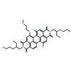 Anthra[2,1,9-def:6,5,10-d'e'f']diisoquinoline-1,3,8,10(2H,9H)-tetrone, 12-bromo-6-chloro-2,9-bis(2-ethylhexyl)-5-(2-methoxyethoxy)-