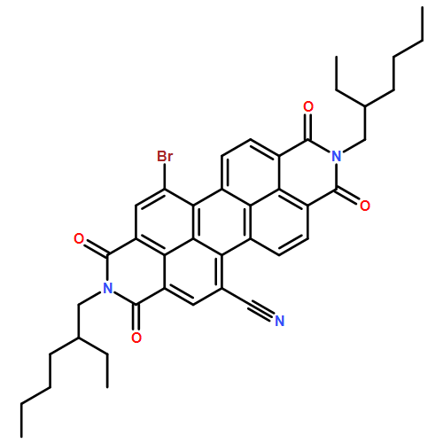 Anthra[2,1,9-def:6,5,10-d'e'f']diisoquinoline-5-carbonitrile, 13-bromo-2,9-bis(2-ethylhexyl)-1,2,3,8,9,10-hexahydro-1,3,8,10-tetraoxo-