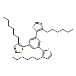 Thiophene, 2,2',2''-(1,3,5-benzenetriyl)tris[3-hexyl-